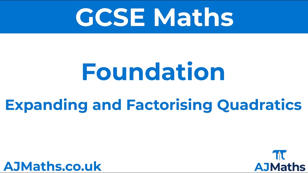 Exam Revision For Expanding And Factorising Quadratics | GCSE Maths ...