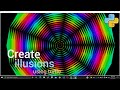 Create Eye illusions by using turtle module in python