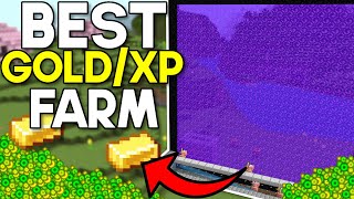 BEST AFK Gold XP Farm Minecraft Bedrock 1.20