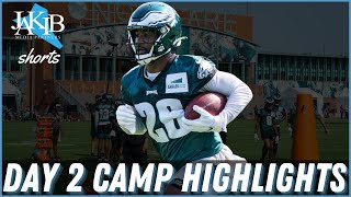 Eagles Training Camp Day 2 Highlights & Clips | Philadelphia Eagles Highlights | John McMullen