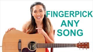 Fingerpick Any Song on the Guitar for Beginners - Easy Fingerpicking Exercises