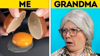 ME VS. GRANDMA || Jaw-Dropping TIK TOK Challenges, Magic Tricks, Experiments And Prank Ideas