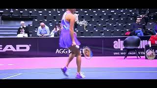 Anastasia Potapova vs C. Burel. Lyon 2023. 1 set