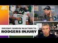 Reacting to Aaron Rodgers devastating injury + Week 2 waiver wire pickups