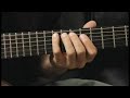 Playing F Minor 7 Flat 5 in 1st Inversion Arpeggios on Guitar