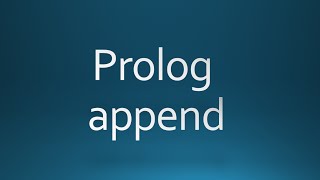 prolog append