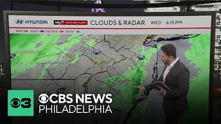 Tracking storms that move through Philadelphia region Wednesday night into Thursday