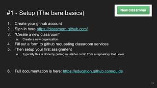Introduction to Github Classroom