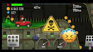Hill climb racing 1_ Daily challenge Fast car in Nuclear plant completed 💪😎
