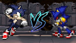 Multiverse Sonic Vs Metal Sonic - Sprite Battle