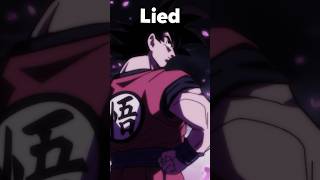 Goku LIED to Frieza