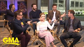 Original 6 Avengers on GMA (Interview)