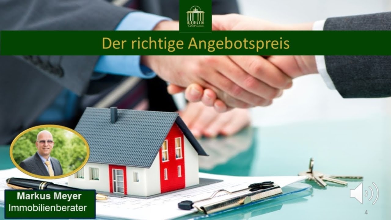 Immobilienmakler Berlin - ️ ️ ️ Der Richtige Angebotspreis - YouTube