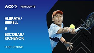 Hijikata/Birrell v Escobar/Kichenok Highlights | Australian Open 2023 First Round