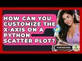 How Can You Customize The X-axis On A Python Scatter Plot? - Python Code School