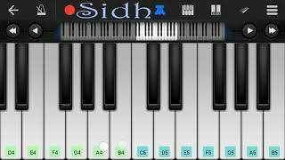 Om Shanti Om theme song easy piano tutorial by Siddarth