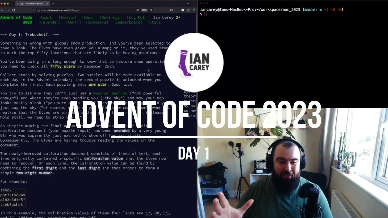 Advent Of Code 2023 Day 1 Youtube
