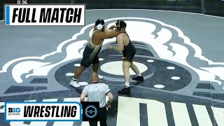 HWT: #3 Tony Cassioppi (Iowa) vs. Dorian Keys (Purdue) | 2021 B1G Wrestling