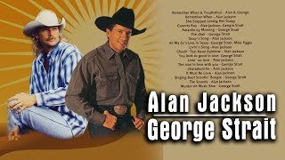 Alan Jackson and George Strait Greatest Hits Male Country Legends - Classic Country Greatest Songs