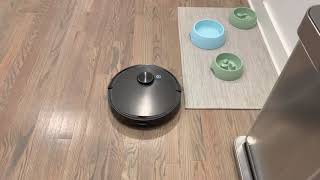 Ecovacs Deebot T9 AIVI - Pickup Test - quick oats