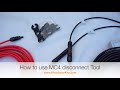 How To:  Proper Use of an MC4 disconnect tool