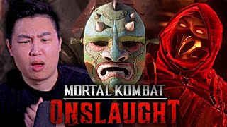 MORTAL KOMBAT ONSLAUGHT - Official Launch Trailer!! [REACTION]