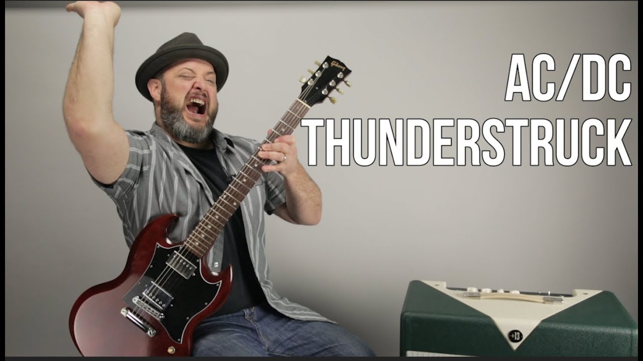 Thunderstruck Guitar Lesson Ac Dc Guitar Techniques And Effects