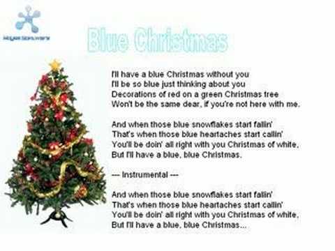 Jim Reeves Blue Christmas Lyrics