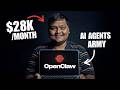 I Built an AI Agents Army with OpenClaw to Run my $28k/mo Startup