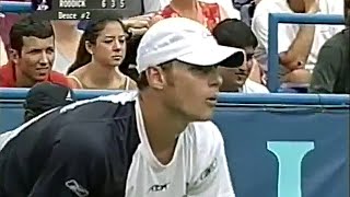 Andy Roddick vs Tim Henman 2003 Washington SF Highlights