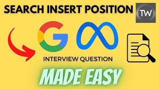 Search Insert Position - Leetcode 35 - Python