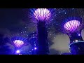 Supertree grove  Music & light show  / Garden Rhapsody  / Gardens by the Bay  / Singapore 🇸🇬