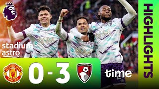 Manchester United 0 - 3 AFC Bournemouth | 2024/25 Premier League Highlights | #TimeWiFi7