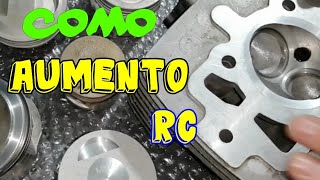 COMO AUMENTAR LA relación de COMPRESIÓN A MI MOTO ☝️✅