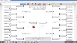2013 NCAA Men's Basketball Tournament Bracket - Bracket 1