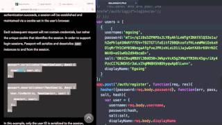 Server Side JavaScript - Passportjs 4 : serialize