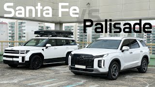 In-depth 2024 All-new Hyundai Santa Fe vs Palisade: Side-by-side Comparison