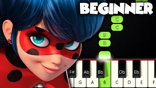 Miraculous Ladybug Theme | BEGINNER PIANO TUTORIAL + SHEET MUSIC by Betacustic