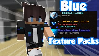 The top 3 best blue 16x texture packs | solo bedwars commentary