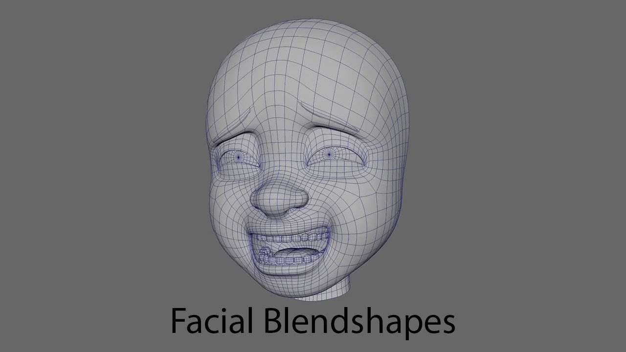 Facial Blendshapes ( Maya ) - YouTube