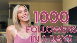 1K FOLLOWERS IN 3 DAYS | 5 Tips to Grow Your Instagram for OnlyFans Creators | IG Reels Growth Hacks