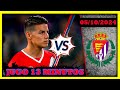 james rodriguez hoy vs valladolid asi fue su partido con el rayo vallecano