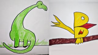 5 Easy Drawing Tricks ! How To Draw A Kids drawing ! Back To School