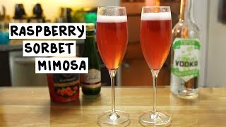Raspberry Sorbet Mimosa