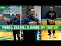 Paul Pierce, Sam Cassell, Eddie House 3pt Contest At Celtics Practice!