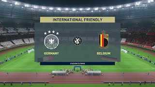 Germany vs Belgium | International Friendly 28th March 2023 Full Match FIFA 23 | PS5™ [4K HDR]