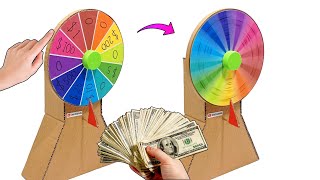 How To Make Spinning Wheel With Cardboard | Spin The Wheel Making | DIY Spinning Wheel (Ruleta)