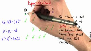 Maximum Height Problem - Intro to Physics