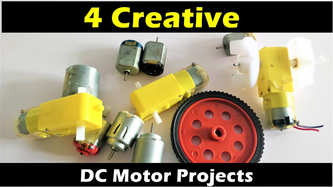 4 Creative Dc Motor Projects Simple Diy Projects Youtube
