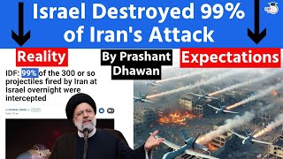 Israel Destroyed 99% of Iran's Attack | Did Iran Fail Badly in their Operation? By Prashant Dhawan